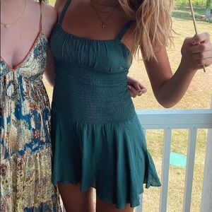 Emerald Green Free People Dress